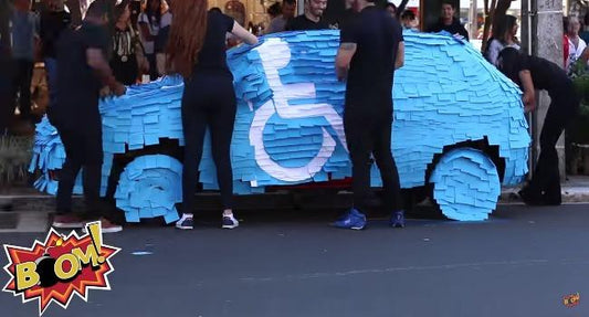 Pranked! Car parked in Handicap Lot - Falcon Mobility Singapore