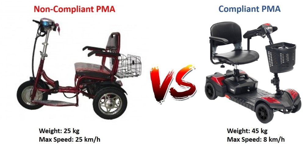 Retailers Marketing Non-Compliant PMD as PMA - Falcon Mobility Singapore