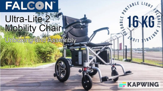 Unboxing and Installation of the Falcon Ultra-Lite 2 Electric Wheelchair - Falcon Mobility Singapore