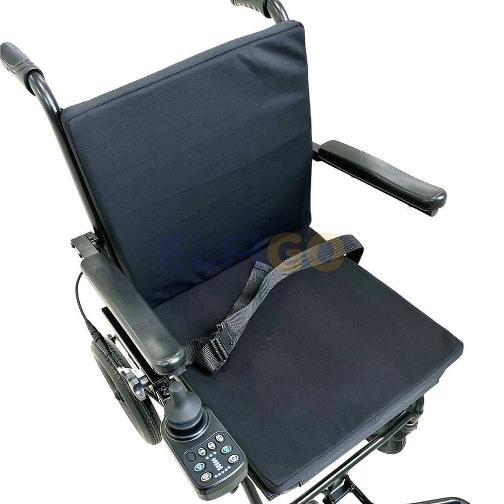 Onyx Electric Powered Motorised Wheelchair PMA (11 kg) Cushion and Seat Belt