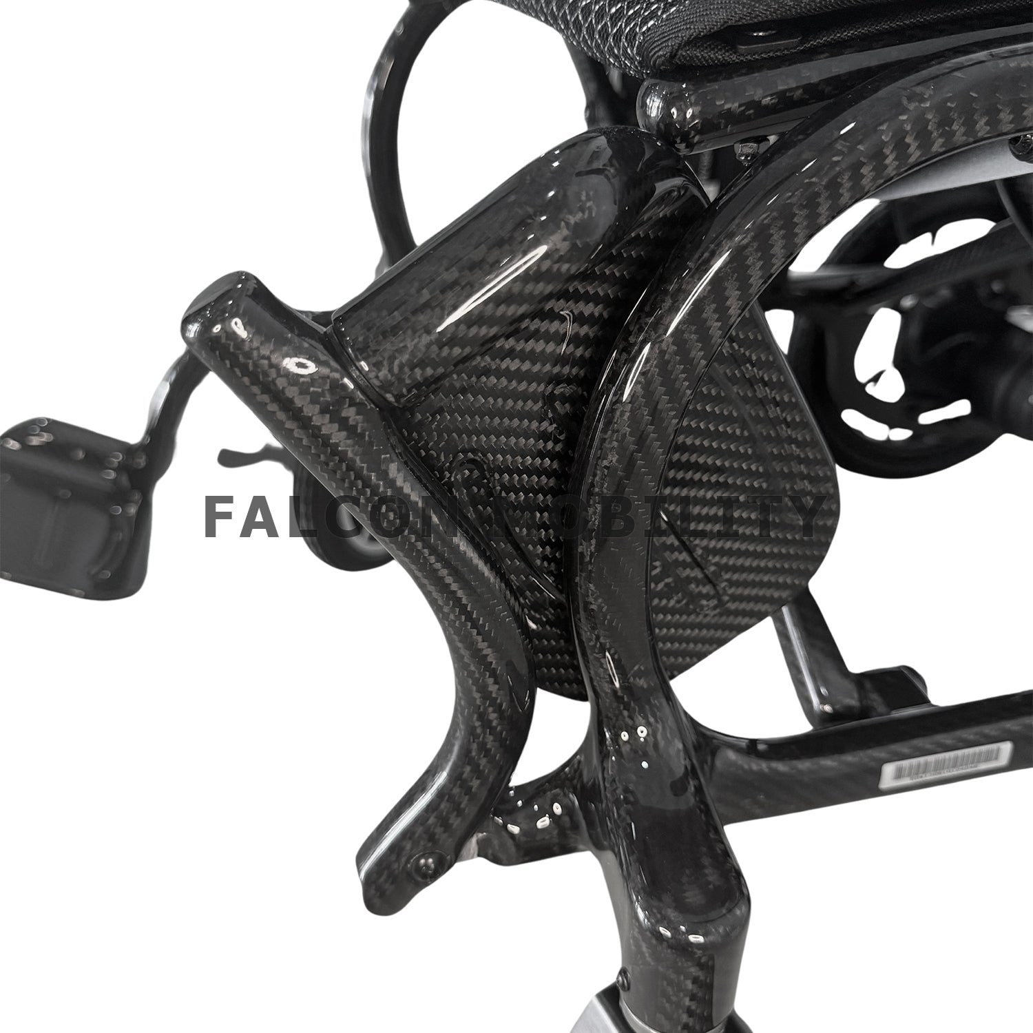 Ultra-Lite Carbon Motorised Wheelchair PMA (11.7 kg) Flip up fold up footrest