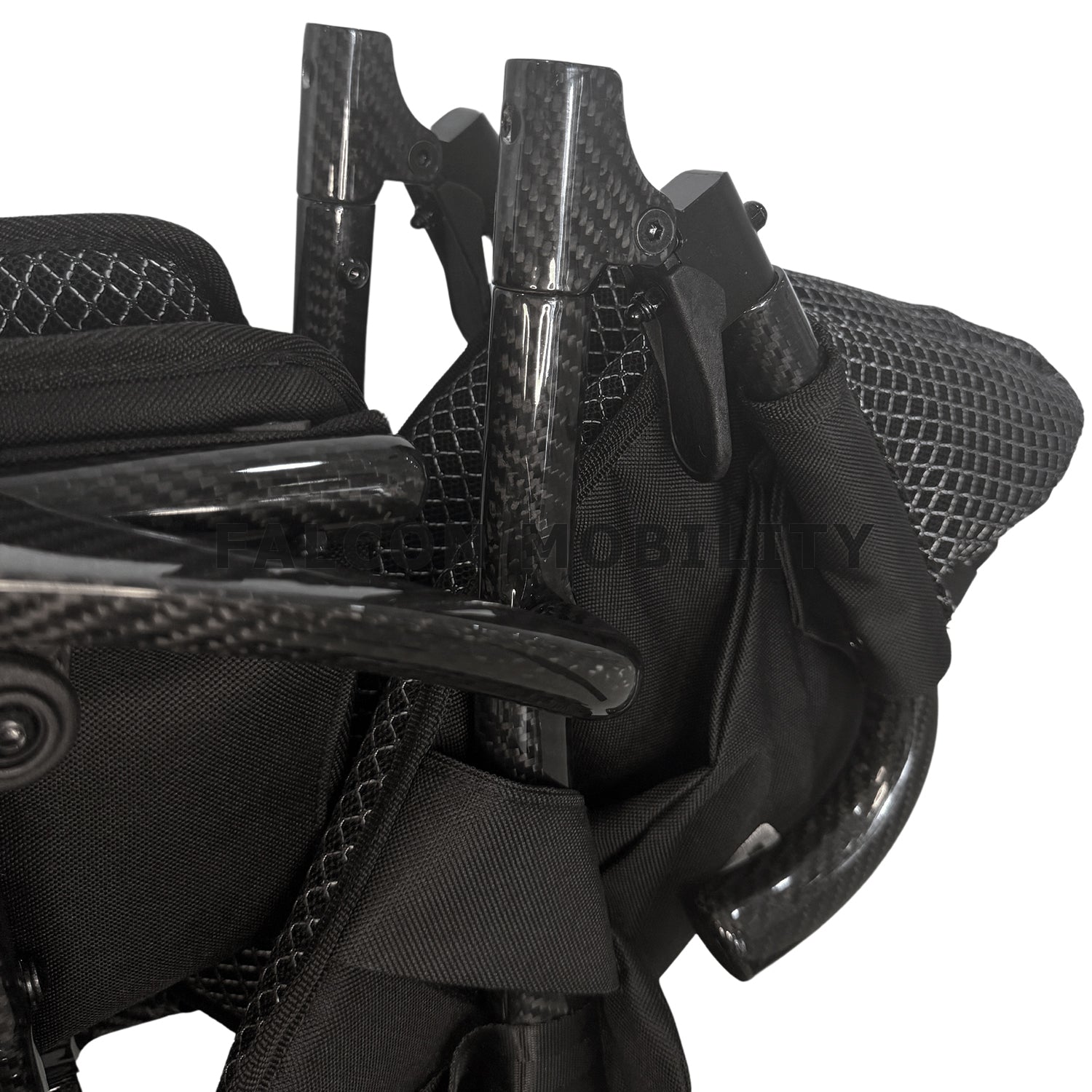 Ultra-Lite Carbon Motorised Wheelchair PMA (11.7 kg) Fold down backrest