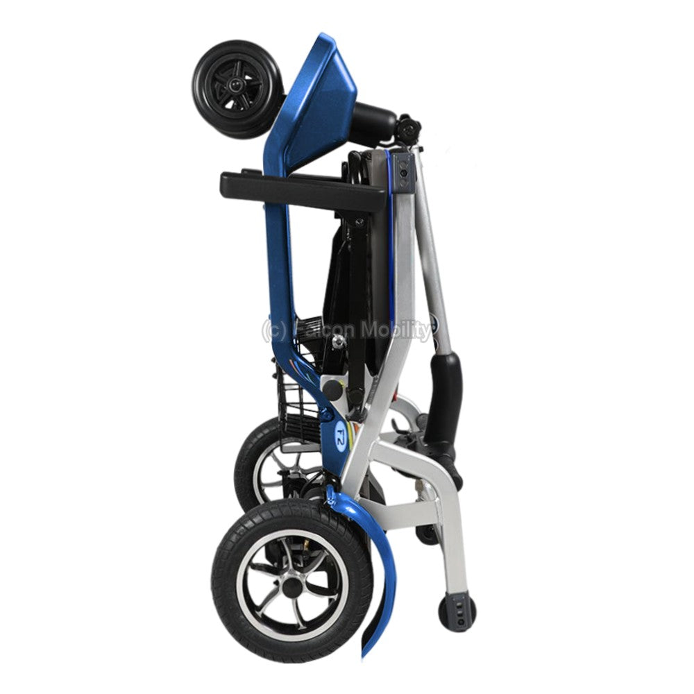 F2 Lightweight Foldable Electric Mobility Scooter PMA - Fold View