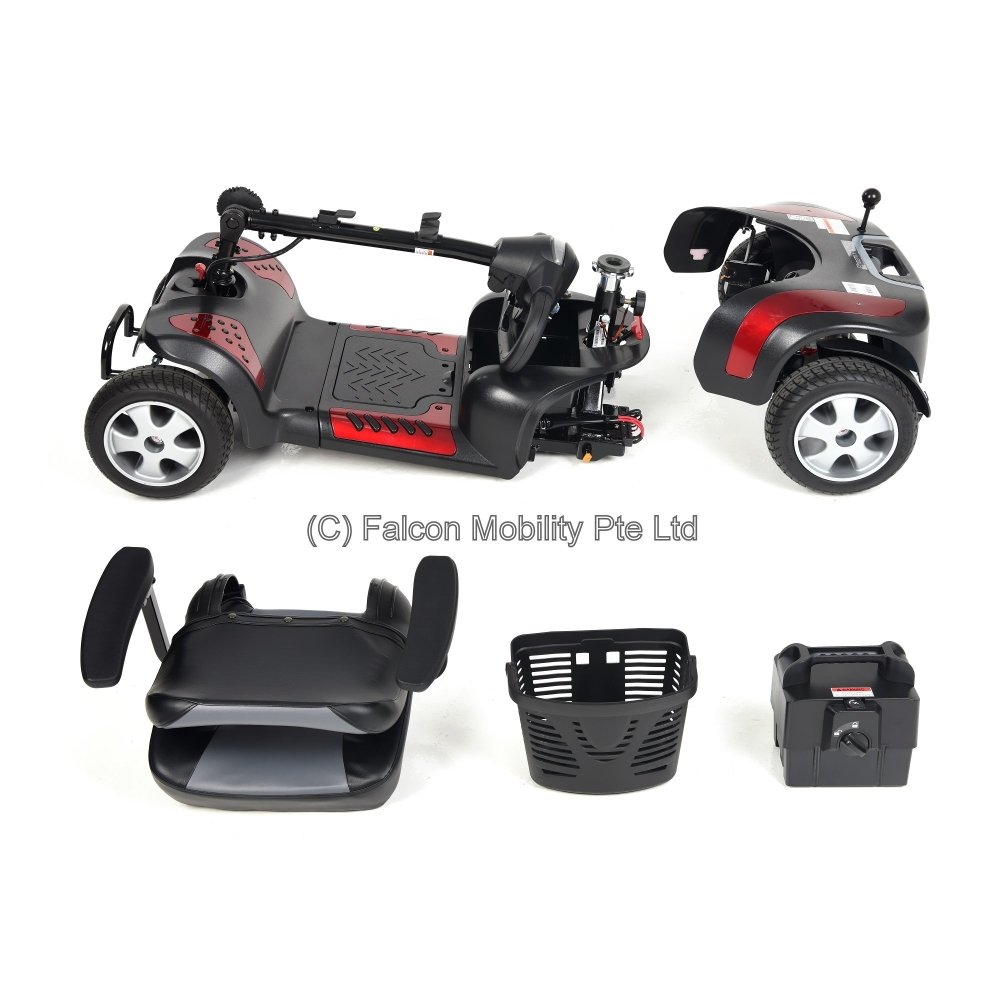 Phoenix HD 4-Wheeled Portable Mobility Scooter PMA